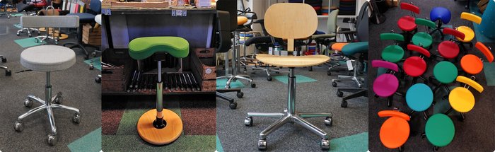 Stühle für Labor und Praxis, Kita und Kindergarten